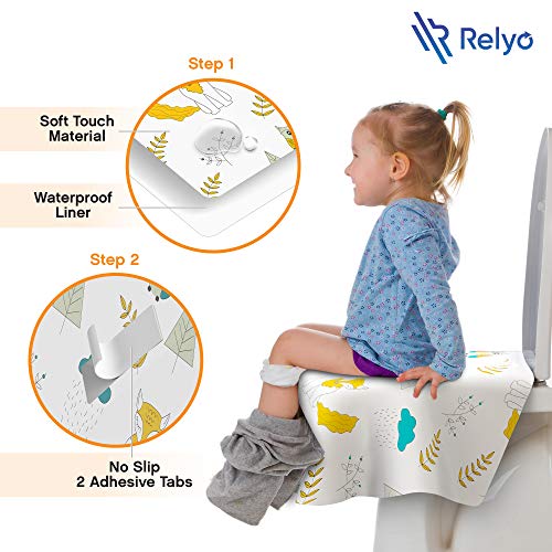 Disposable Toilet Seat Cover for Travel (Owls / 20 Count (Pack of 1))