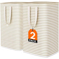 75L Large Laundry Baskets (Beige / 75L)