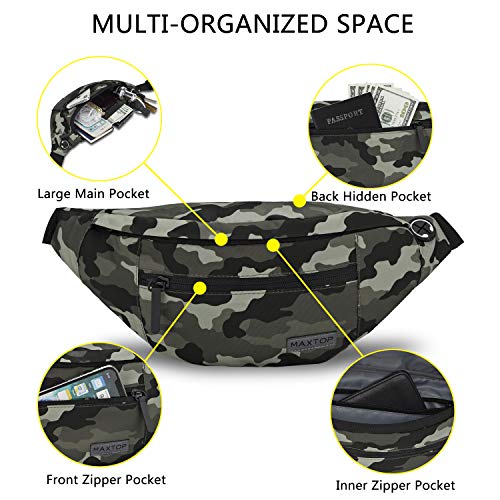 Large Camo Green Fanny Pack Hands (Camo Green / Large)
