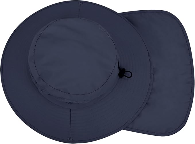 Sun Hats for Men Women, UPF50+ Protection Safari Hat, Wide Brim Fishing Hat - Image 4