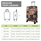 Travel Luggage Cover Suitcase Protector Fits 18 (Travel-17 / L(25-28in))