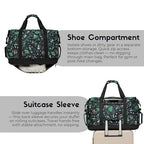 Duffel with Utility Pouch (Floral & Foliage)