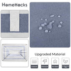 2 Pack Laundry Baskets (75L / Grey+Blue)