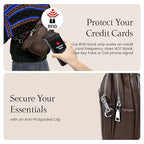 Genuine Leather Anti (Coffee)