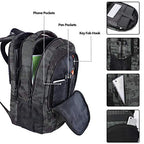 Travel Computer Backpack (15.6 Inch / Grey and Black Camo)