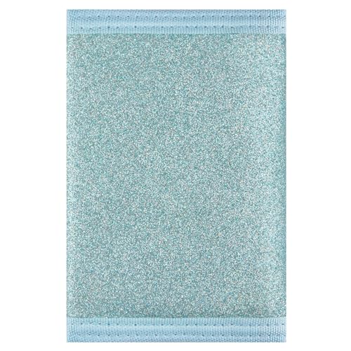 RFID Blocking Canvas Wallet for Men and Women (Blue Bling)