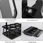 Plastic Foldable Cup Holder, 13 inches, Holds 6 Beverages, Portable - Image 6
