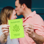 Herain Green & Orange Passport Holder - Image 5