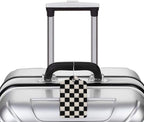 Set of 2 Luggage Tag for Suitcases Tie dye PU Leather Luggage Tag - Image 5