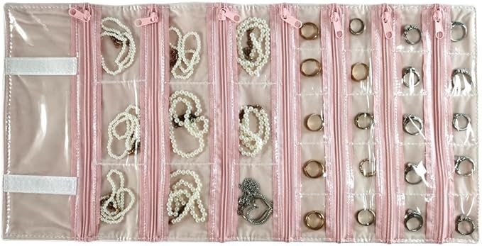 Travel Jewelry Roll Bag Portable Organizer Pouch - Image 4