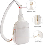 Telena Small Sling Bag for Women Leather Crossbody Fanny Packs Chest Bag for - Image 4