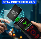 Technixx RFID Blocking Card, 3 Pack, Contactless NFC Jamming Credit & Debit - Image 3