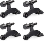HOMOTEK 4 Pack Hinge Pin Black Door Stopper, Adjustable Deluxe Heavy Duty Door by HOMOTEK