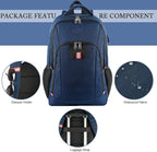 Travel Laptop Backpack, Large Anti-Theft Business Travel Backpack - Image 6