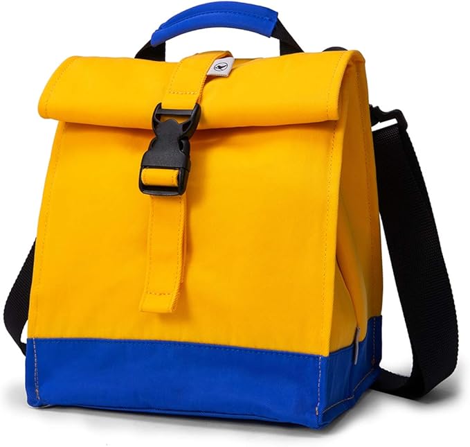 SUNNY BIRD Insulated Lunch Bag Rolltop Lunch Box Tote Lunchbox Bag by SUNNYBIRD