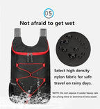 16L Hiking Daypack Lightweight Foldable Travel Backpack Water Repellent Camping - Image 5