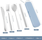 5 Piece Rsiynax Portable Travel Utensils Set - Image 6