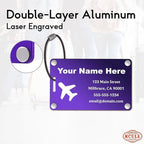Personalized Luggage Tags: Custom Metal Luggage Tags - Image 4