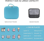 Makeup Bag with Led Mirror, Travel Makeup Organizer with 3 Color Setting - Image 2
