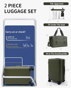 ECOHUB Hardside Expandable Carry On Luggage, Lightweight Small Hardshell Travel - Image 7