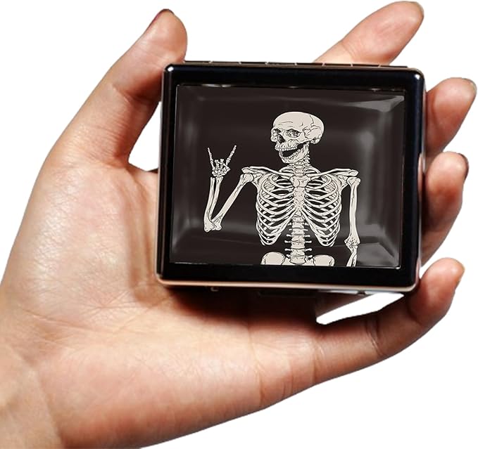 Silver Vintage Pill Box 7 Day Metal Pill Box - Image 2