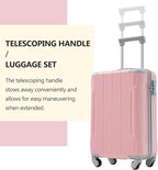 Merax Luggage Set 3 Piece, 20 Inch Carry on Spinner Suitcase - Image 8