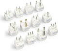 Ceptics Travel Adapter with Types A-M Plugs, Travel Plug Adapter Set Compatible by Ceptics