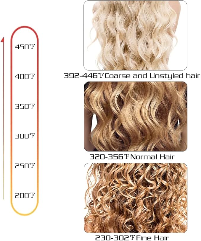 2 in 1 Straight Curling Iron, Hair Waver, Styling Tools & Appliance, Hot Tools Curling Iron, Hair Curling Iron, Temperature Adjustable, Fast Heating