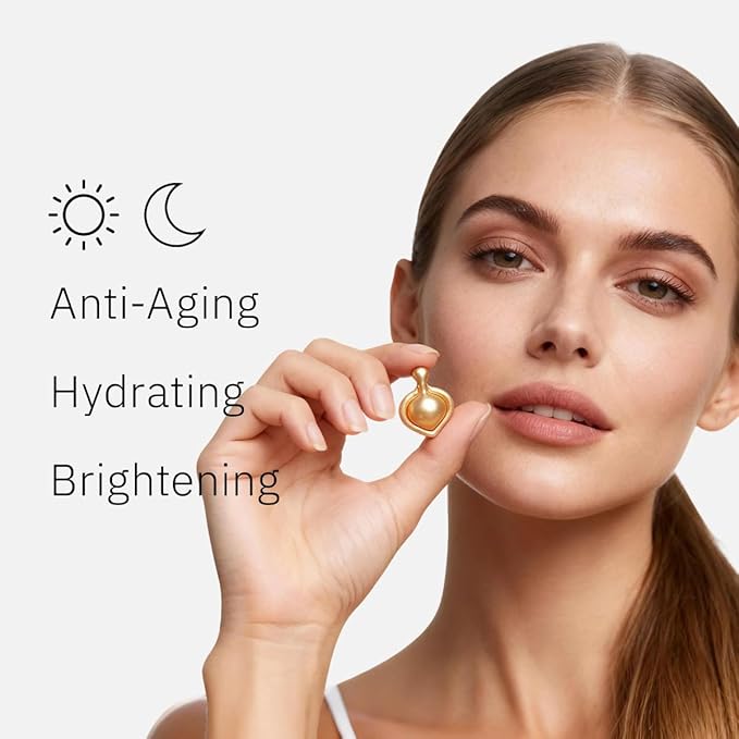 HKH Retinol + HPR Serum for Face - Anti-Aging Wrinkle Skincare Night Retinol Capsules - Peptide Serum for Women - Skincare Fine Lines & Tighten Sagging Skin - Fragrance & Alcohol-Free & Non-Greasy