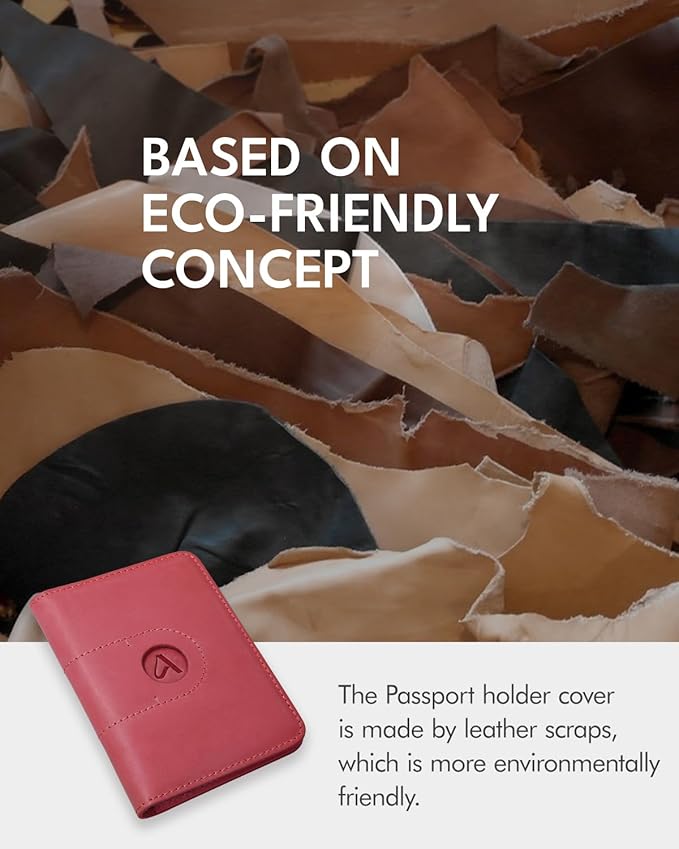 ALLIVE Genuine Leather Passport Holder - Image 2