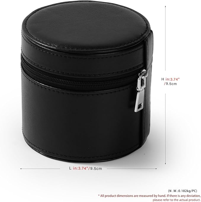 Oirlv Luxury Leather Watch Travel Case Single Watch Case - Image 8