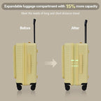 20 Inch Luggage with Spinner Wheels, Expandable Front Opening Suitcase 100% PC - Image 4