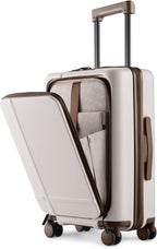 NINETYGO Carry On Luggage 22x14x9 Airline Approved, 20 Inch Suitcase by NINETYGO