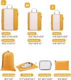 Gonex 8 Set Expandable Mesh Packing Cubes - Image 3