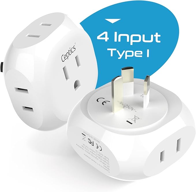 Ceptics Australia, New Zealand, China Travel Plug Adapter by - Image 2