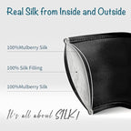 LULUSILK Mulberry Silk Sleep Eye Mask Blindfold - Image 2