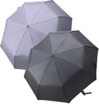 PFFY 2 Packs Travel Umbrella Windproof Auto Open & Close Collapsible Folding - Image 2