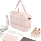 NISHEL Women's 2-in-1 Weekender Duffle Bag, Large Capacity Duffle Bag - Image 5