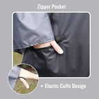 SaphiRose Rain Poncho Jacket Coat Hooded - Image 5