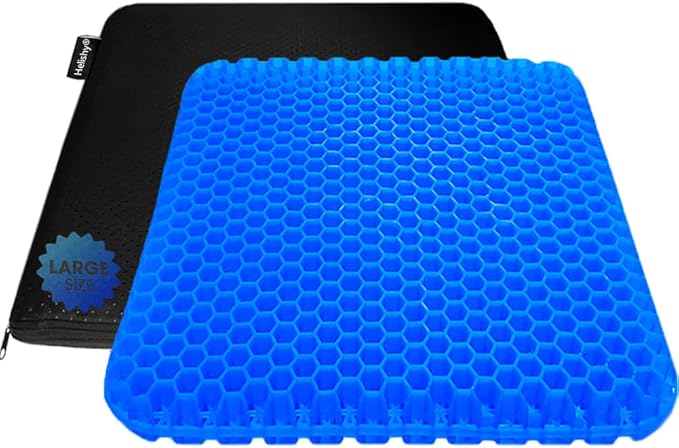 Gel Seat Cushion, Office Seat Cushion Chair Pads by Helishy