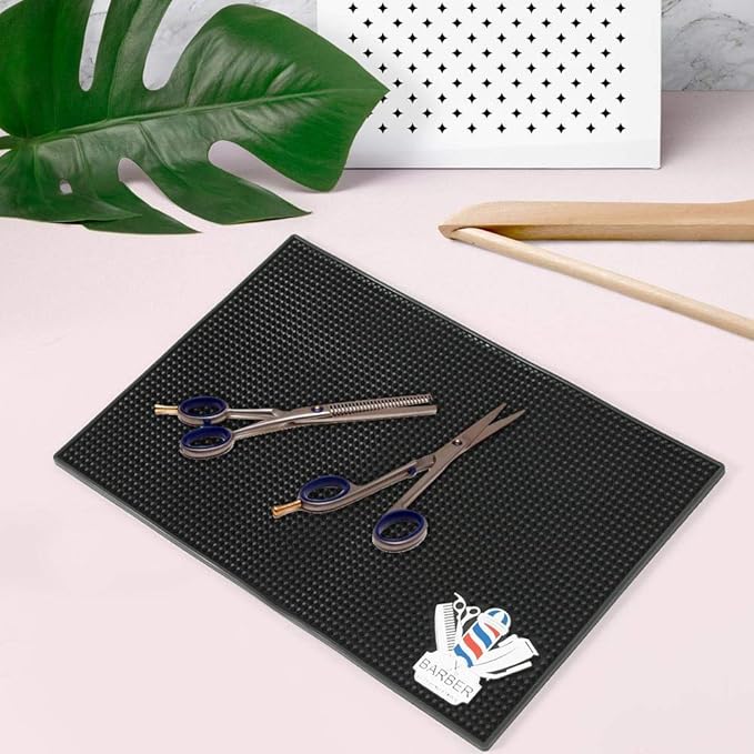 Salon Silicone Heat Styling Tools Mat, Styling Station Mat, Barber Mat for Hair Irons, Curling Iron, Straightener Pad, Iron Flat Hair, Waver, Hair Tools Appliances Hair Dryer Salon