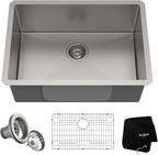KRAUS Standart PRO 26-inch 16 Gauge Undermount Single Bowl Stainless Steel by KRAUS
