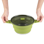 2.5L Green Silicone Collapsible Pot (20 Count / Pot)