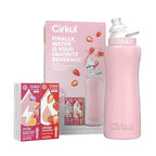 Cirkul 32oz. Blush Pink Stainless Steel Water Bottle Starter Kit - Image 2