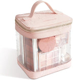 ROWNYEON Clear Makeup Case Toiletry Bag Multipurpose Travel Makeup Train Case by CAMDEEZ