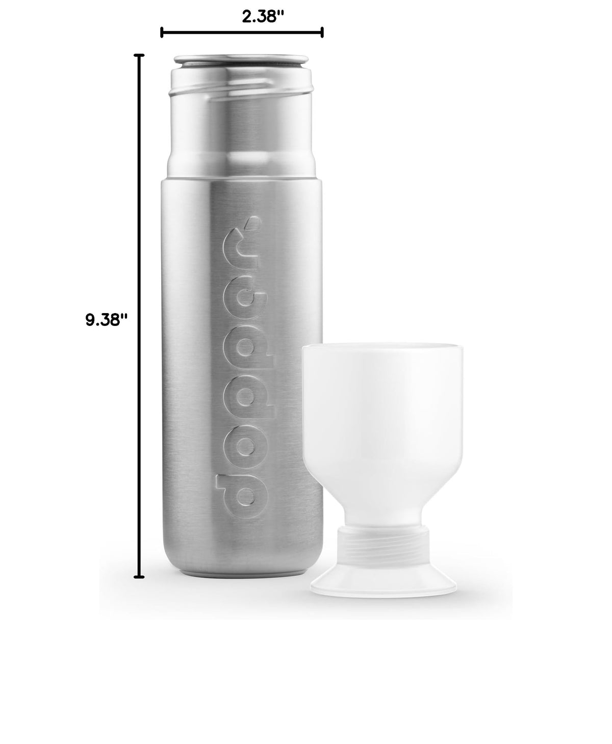 Dopper Stainless Steel Bottle (Steel)