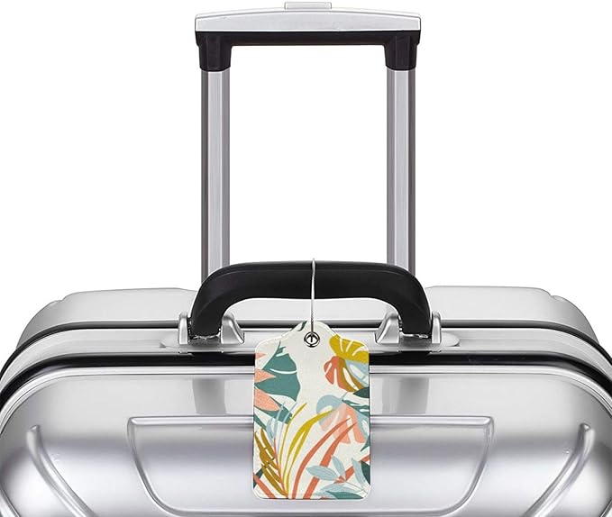 2 Pcs Boho Foliage Botanical Luggage Tag - Image 5
