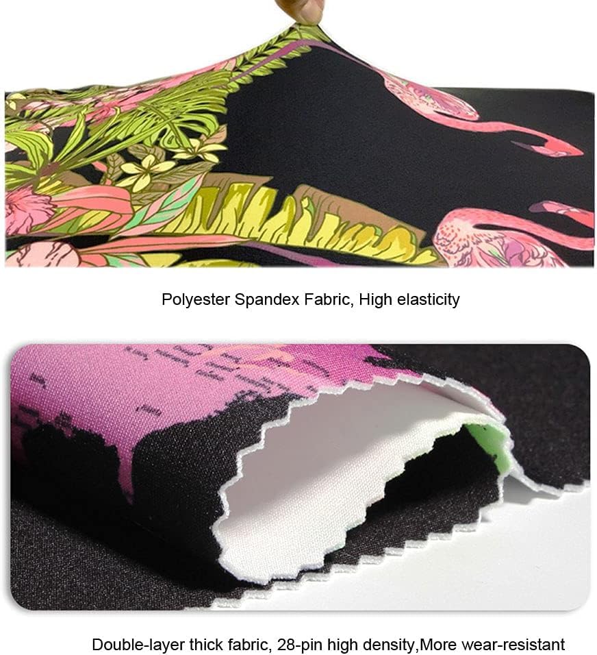 Thicker Luggage Cover Elastic Suitcase Cover Protector Fits 18 (Green Ripple / L)