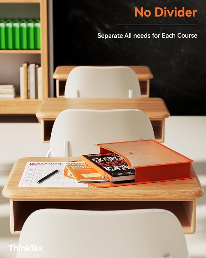 ThinkTex Plastic Expanding File Folder, Transparent envelopes - Image 3