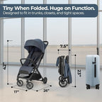 Inglesina Quid³ Stroller, Astral Blue - Image 10